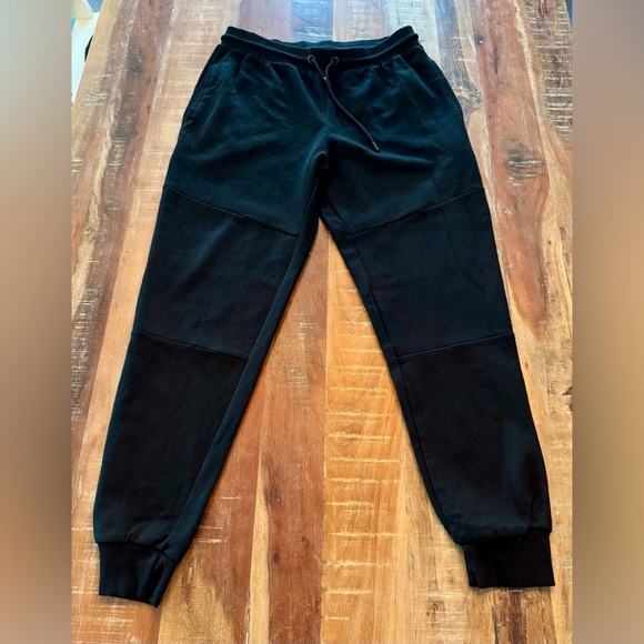 Spyder Black Cotton Joggers Size Large - Picture 1 of 9